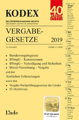 KODEX Vergabegesetze 2019 - Georg Konetzky