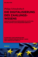 Die Digitalisierung des Zahlungswesens - Philipp Schmalenbach