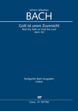 Gott ist unsre Zuversicht (Klavierauszug) - Johann Sebastian Bach