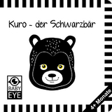 Kuro – der Schwarzbär: Kontrastbuch für Babys · kontrastreiche Bilder angepasst an Babyaugen · Schwarz Weiß Buch für Neugeborene · Mein erstes Bilderbuch · Montessori Buch - Agnieszka Sawczyn