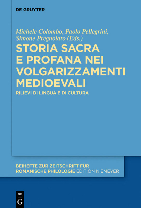 Storia sacra e profana nei volgarizzamenti medioevali - 