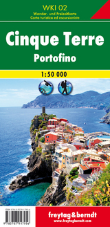Cinque Terre - Portofino, Wanderkarte 1:50.000, WKI 02 - 