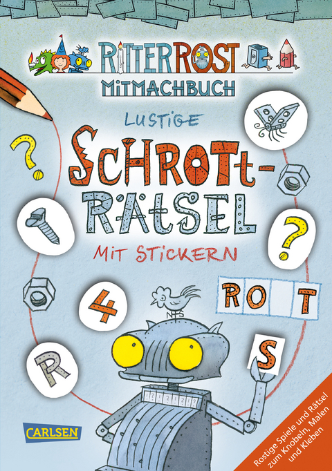 Ritter Rost Mitmachbuch: Lustige Schrott-Rätsel mit Stickern (Ritter Rost mit CD und zum Streamen, Bd. ?) - Jörg Hilbert