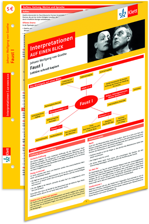 Klett Interpretationen auf einen Blick Johann Wolfgang von Goethe, Faust I