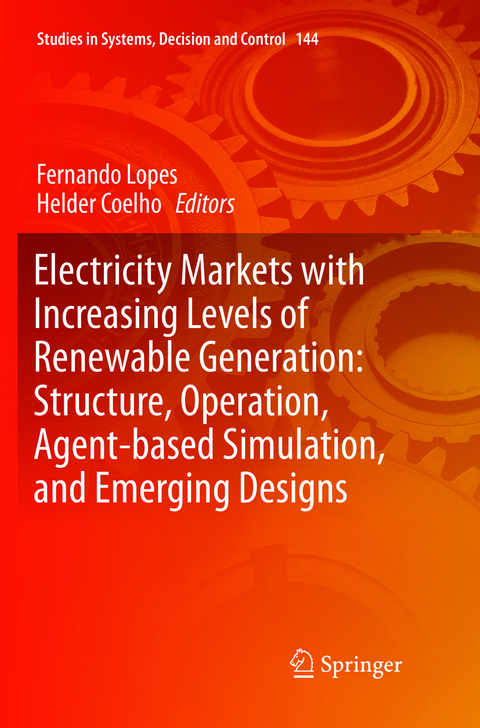 Electricity Markets with Increasing Levels of Renewable Generation: Structure, Operation, Agent-based Simulation, and Emerging Designs - 