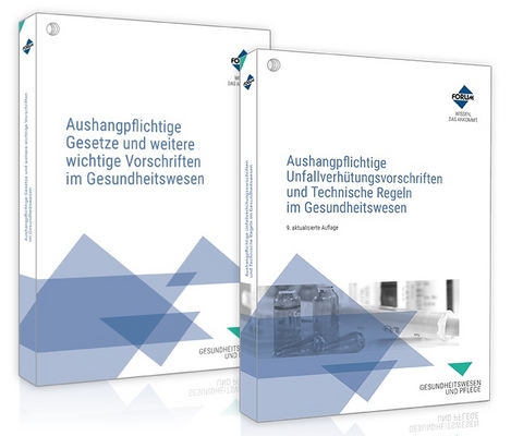 Das Aushangpflichten-Paket für das Gesundheitswesen - Aushangpflichtige Gesetze + Unfallverhütungsvorschriften