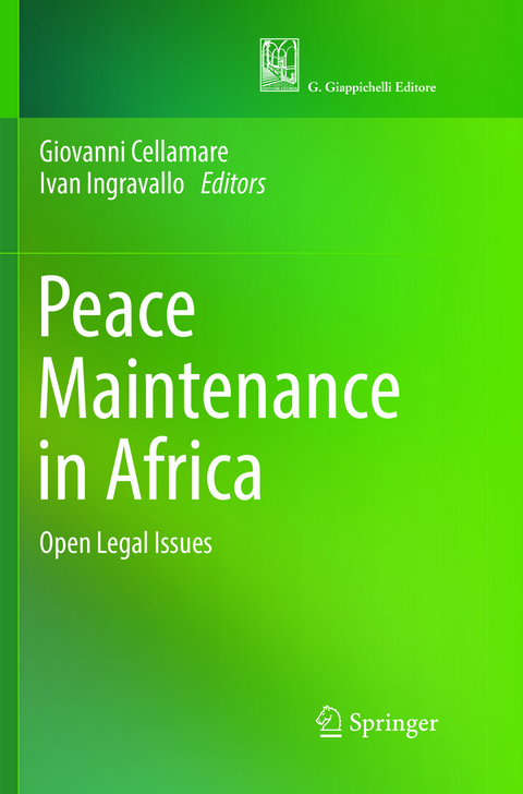 Peace Maintenance in Africa - 