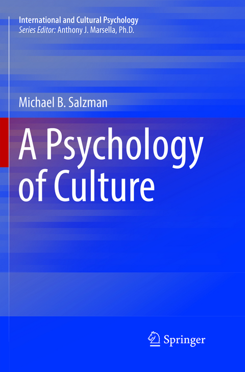 A Psychology of Culture - Michael B. Salzman