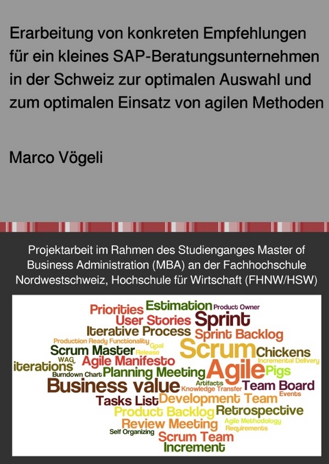 Erarbeitung von konkreten Empfehlungen für ein kleines SAP-Beratungsunternehmen in der Schweiz zur optimalen Auswahl und zum optimalen Einsatz von agilen Methoden - Marco Vögeli