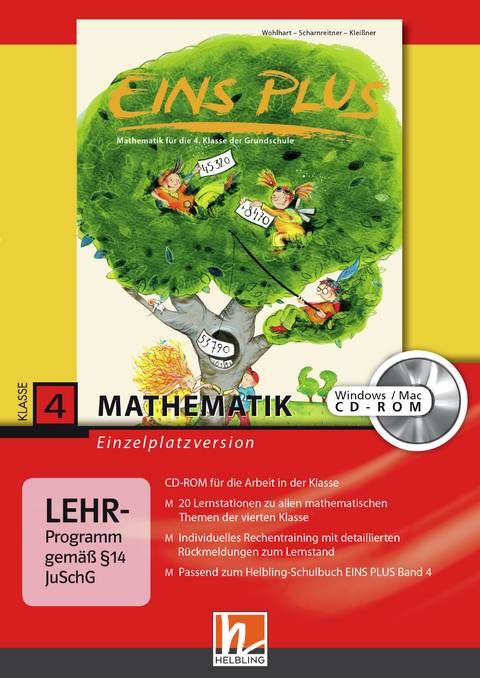 EINS PLUS 4. Ausgabe Deutschland. Lernsoftware für die Klasse - David Wohlhart, Michael Scharnreitner, Kleißner Elisa