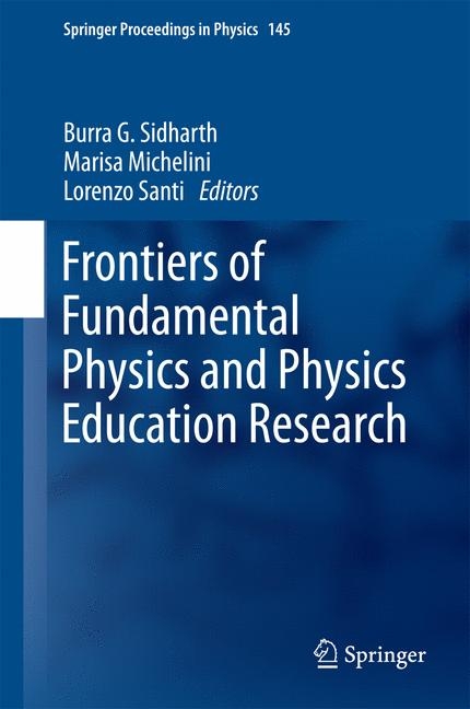 Frontiers of Fundamental Physics and Physics Education Research - 