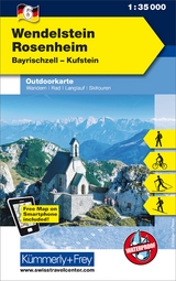 Wendelstein - Rosenheim, Bayrischzell, Kufstein, Nr. 06 Outdoorkarte Deutschland 1:35 000 - 