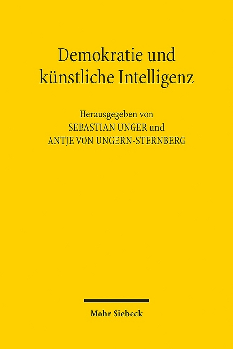 Demokratie und künstliche Intelligenz - 