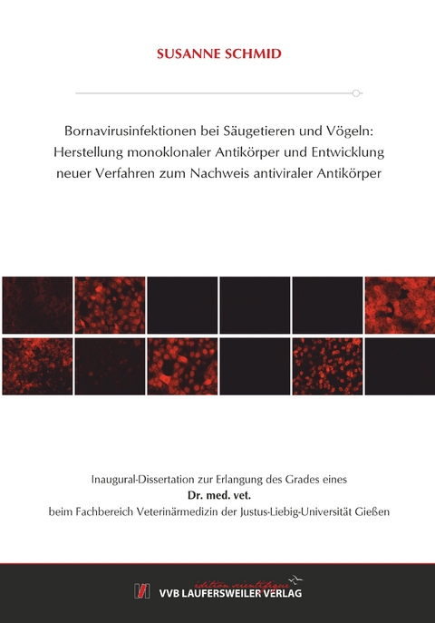 Bornavirusinfektionen bei Säugetieren und Vögeln: Herstellung monoklonaler Antikörper und Entwicklung neuer Verfahren zum Nachweis antiviraler Antikörper - Susanne Schmid