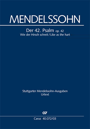 Wie der Hirsch schreit (Klavierauszug) - Felix Mendelssohn Bartholdy