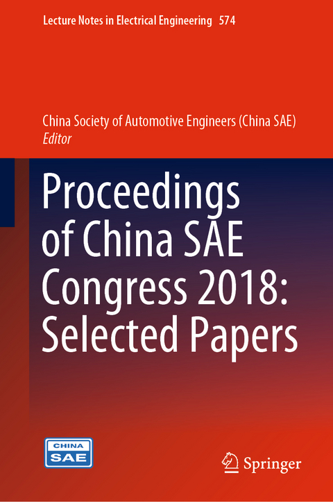 Proceedings of China SAE Congress 2018: Selected Papers - 