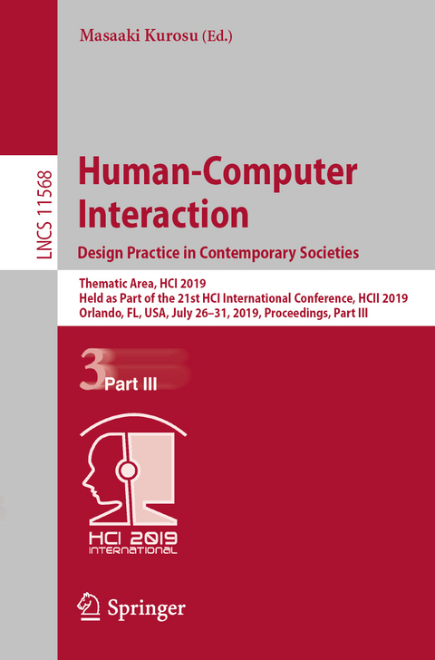Human-Computer Interaction. Design Practice in Contemporary Societies - 