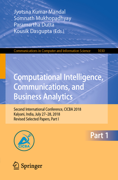 Computational Intelligence, Communications, and Business Analytics - 