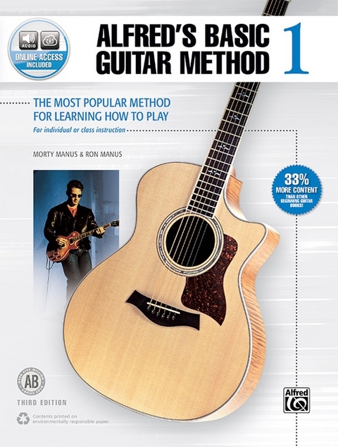 Alfred's Basic Guitar Method 1 (Third Edition) - Morty Manus, Ron Manus