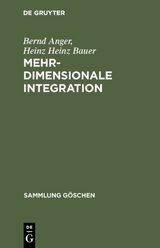 Mehrdimensionale Integration - Bernd Anger, Heinz Heinz Bauer