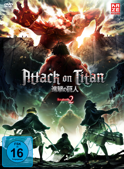 Attack on Titan - 2. Staffel - DVD 1 + Sammelschuber (Limited Edition) - Tetsuro Araki