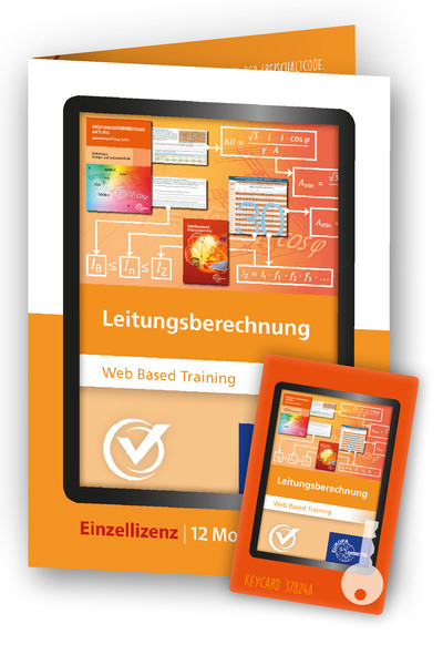 Leitungsberechnung - Web Based Training - Freischaltcode auf Keycard - Andreas Nies