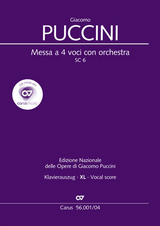 Messa a 4 voci con orchestra (Klavierauszug XL) - Giacomo Puccini