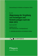 Abgrenzung der Vergütung von Freianlagen und Verkehrsanlagen nach der HOAI 2013 - 