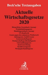 Aktuelle Wirtschaftsgesetze 2020 - 