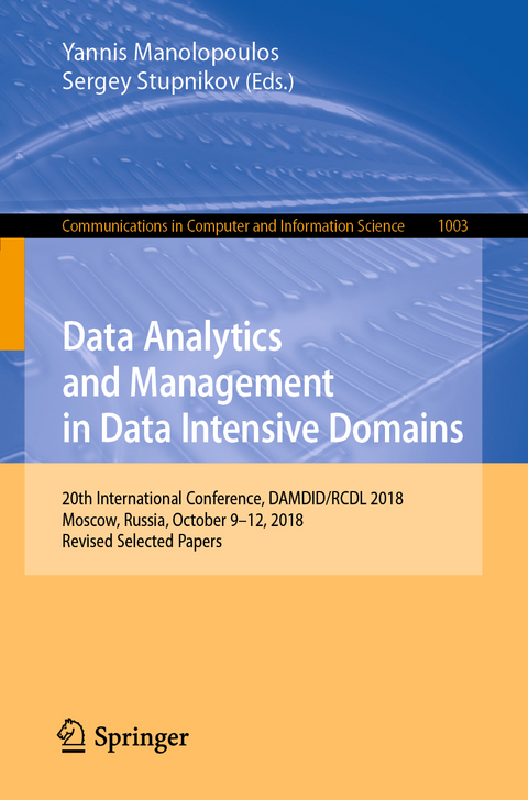 Data Analytics and Management in Data Intensive Domains - 