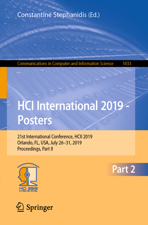 HCI International 2019 - Posters - 