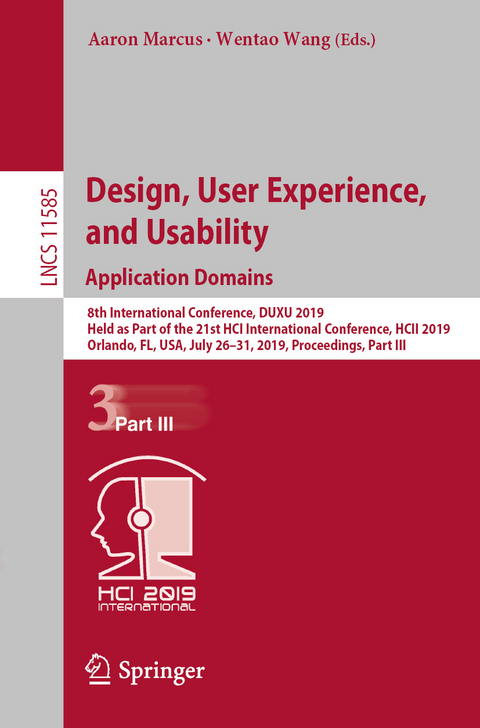 Design, User Experience, and Usability. Application Domains - 