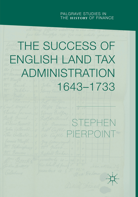 The Success of English Land Tax Administration 1643–1733 - Stephen Pierpoint