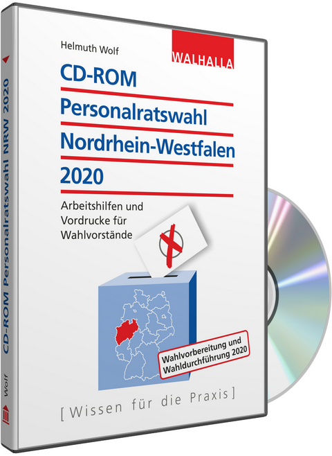 CD-ROM Personalratswahl Nordrhein-Westfalen 2020 - Helmuth Wolf
