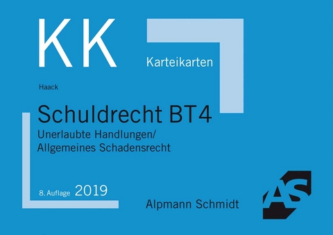 Karteikarten Schuldrecht BT 4 - Claudia Haack