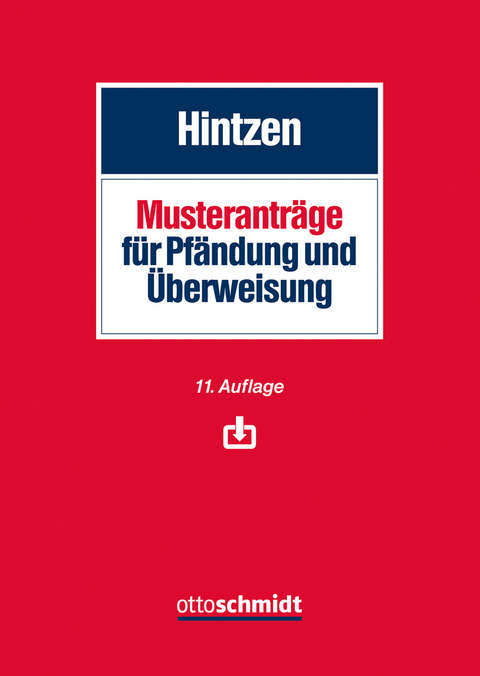 Musteranträge für Pfändung und Überweisung - Udo Hintzen