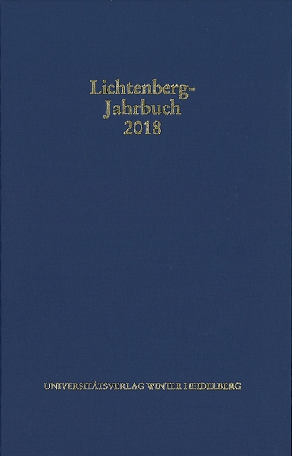 Lichtenberg-Jahrbuch 2018 - 