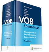 VOB Kommentar - Franke, Horst; Kemper, Ralf; Zanner, Christian; Grünhagen, Matthias; Mertens, Susanne
