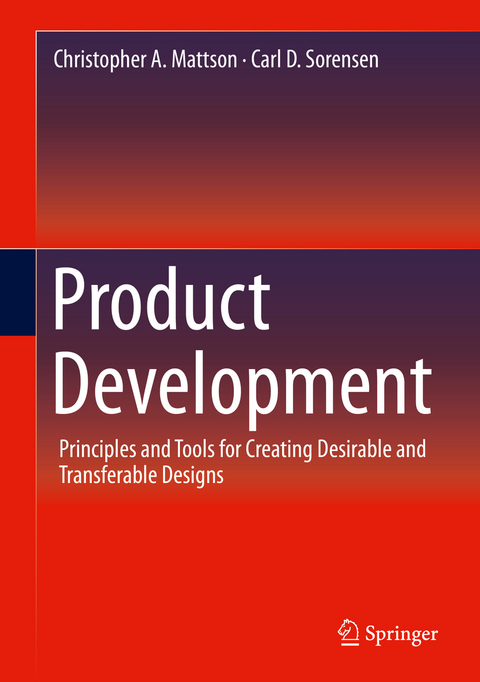 Product Development - Christopher A. Mattson, Carl D. Sorensen