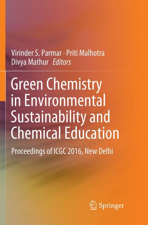 Green Chemistry in Environmental Sustainability and Chemical Education - 