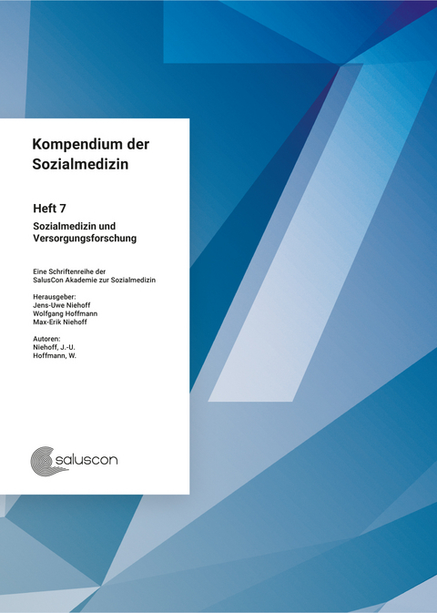 Kompendium der Sozialmedizin - Jens-Uwe Niehoff, Wolfgang Hoffman