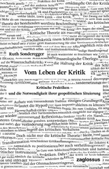 Vom Leben der Kritik - Ruth Sonderegger