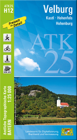 ATK25-H12 Velburg (Amtliche Topographische Karte 1:25000) - 