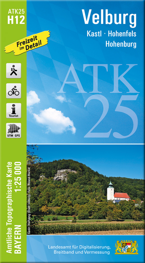 ATK25-H12 Velburg (Amtliche Topographische Karte 1:25000)