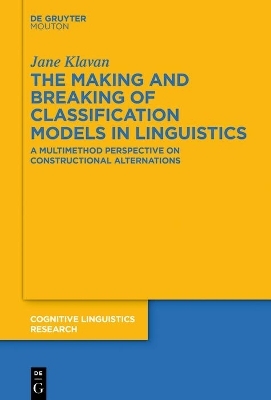 The Making and Breaking of Classification Models in Linguistics - Jane Klavan