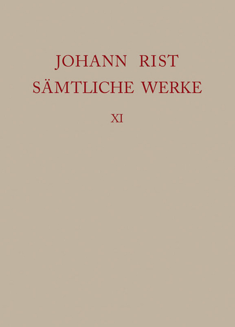 Johann Rist: Sämtliche Werke / Dichtungen 1653-1660 - 