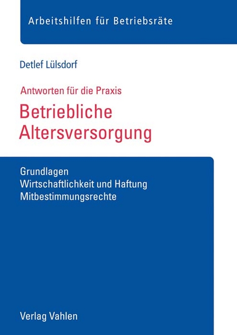 Betriebliche Altersversorgung - Detlef Lülsdorf