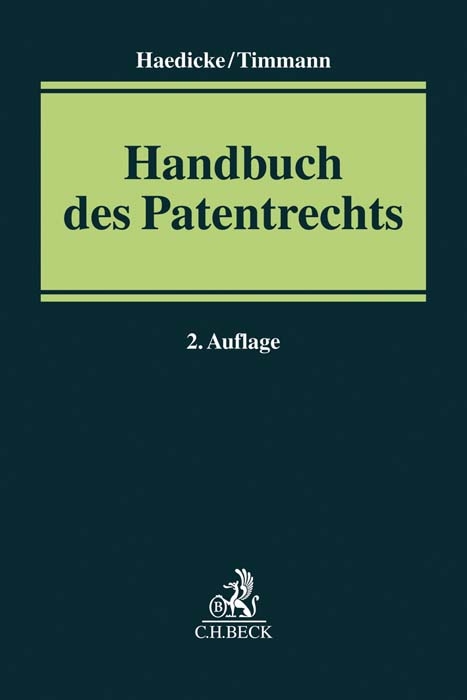 Handbuch des Patentrechts - 