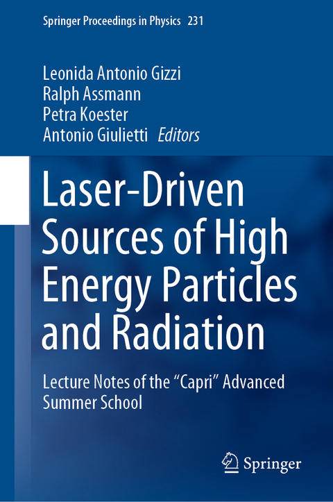 Laser-Driven Sources of High Energy Particles and Radiation - 