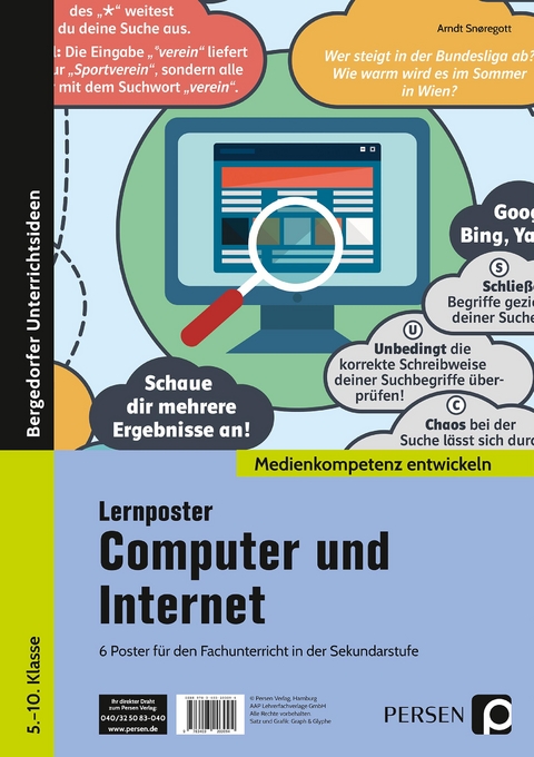 Lernposter Computer und Internet - Arndt Snøregott